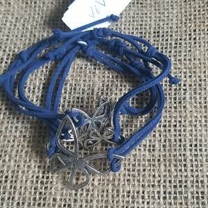 ViVI Butterfly suede adjustable bracelets